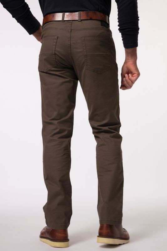 5-pocket trousers, elasticated waistband, regular fit