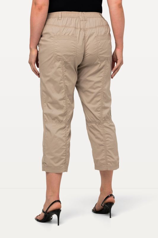 Roll-Tab Hem Stretch Cargo Pants