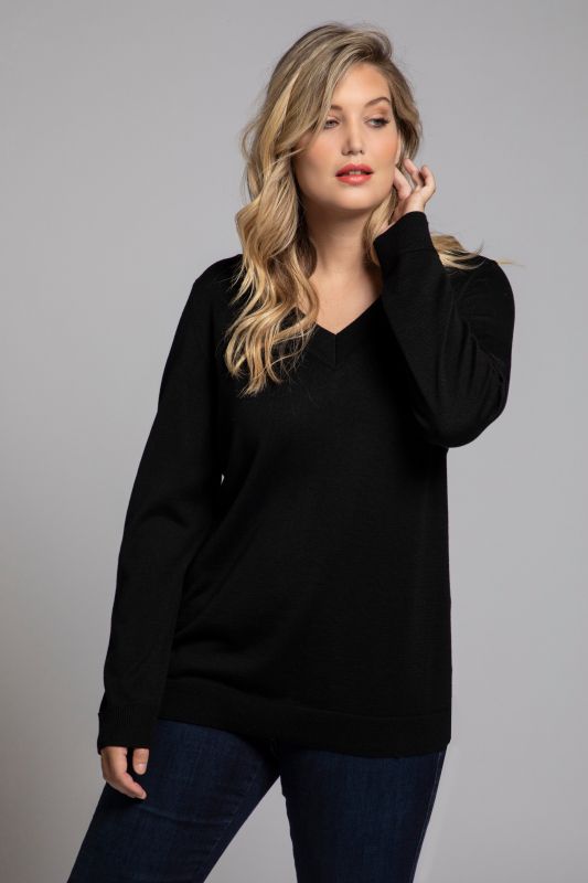 Casual V-Neck Long Sleeve Sweater