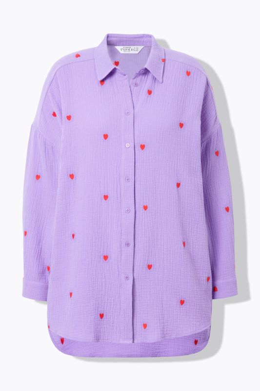 Oversized Embroidered Shirt