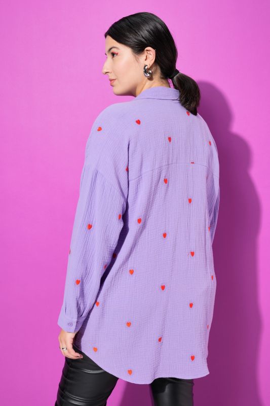 Oversized Embroidered Shirt