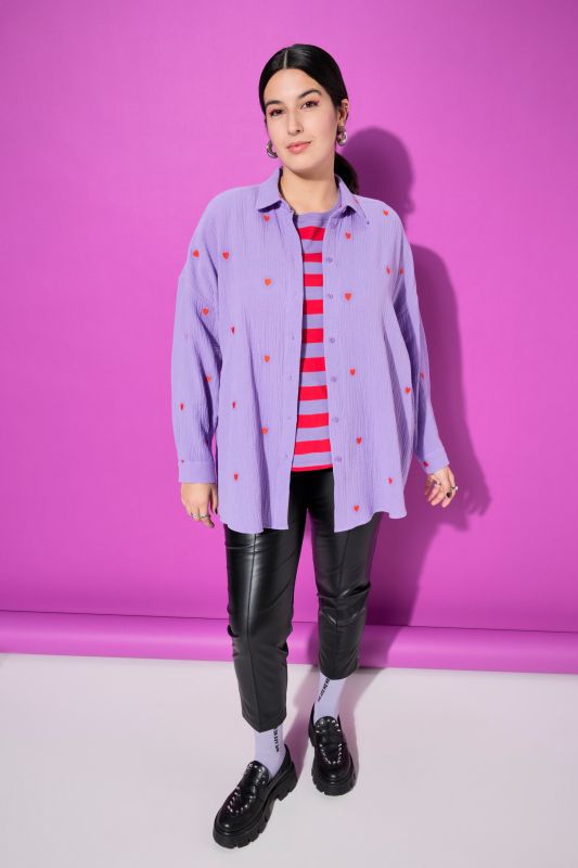 Oversized Embroidered Shirt