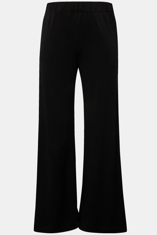 Wide Fit Slinky Piqué Stretch Knit Pants