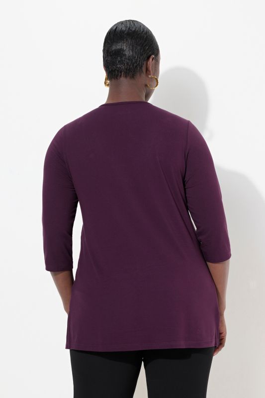 Round Neck Slinky Top