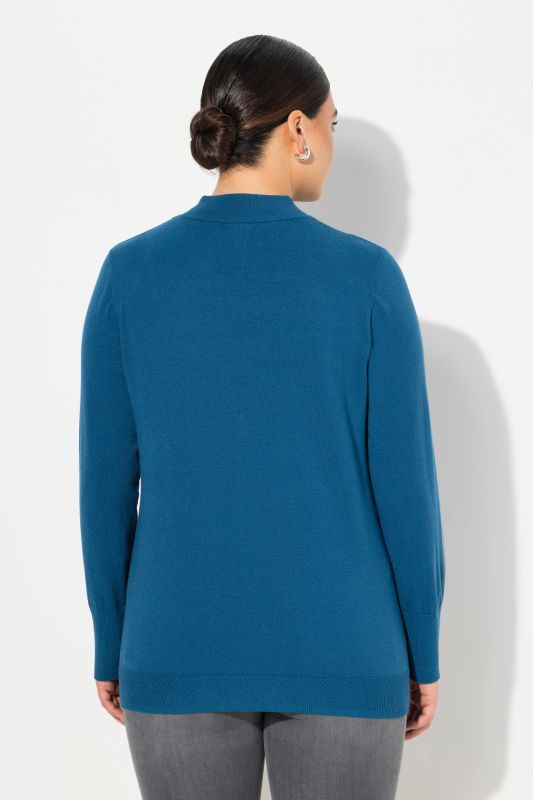 Long Sleeves Mock Turtleneck Sweater