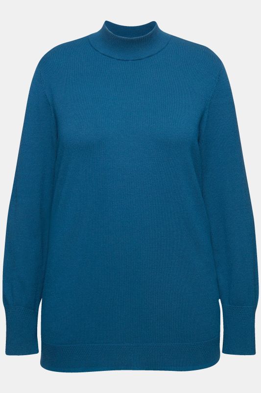 Long Sleeves Mock Turtleneck Sweater