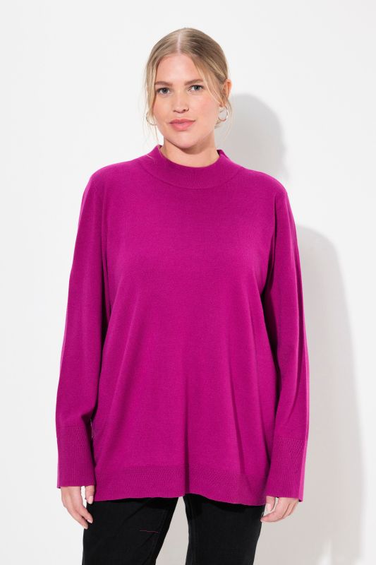 Long Sleeves Mock Turtleneck Sweater