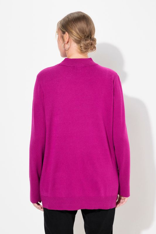 Long Sleeves Mock Turtleneck Sweater