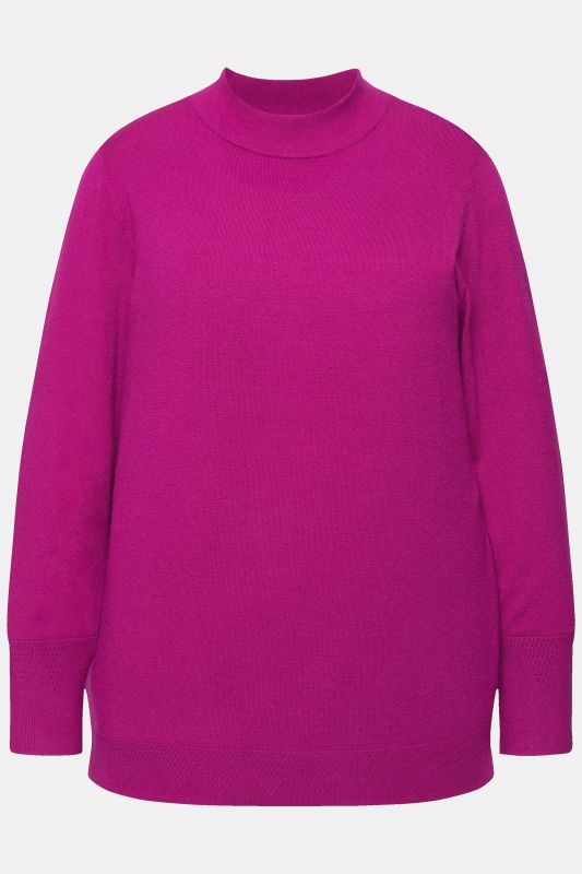 Long Sleeves Mock Turtleneck Sweater