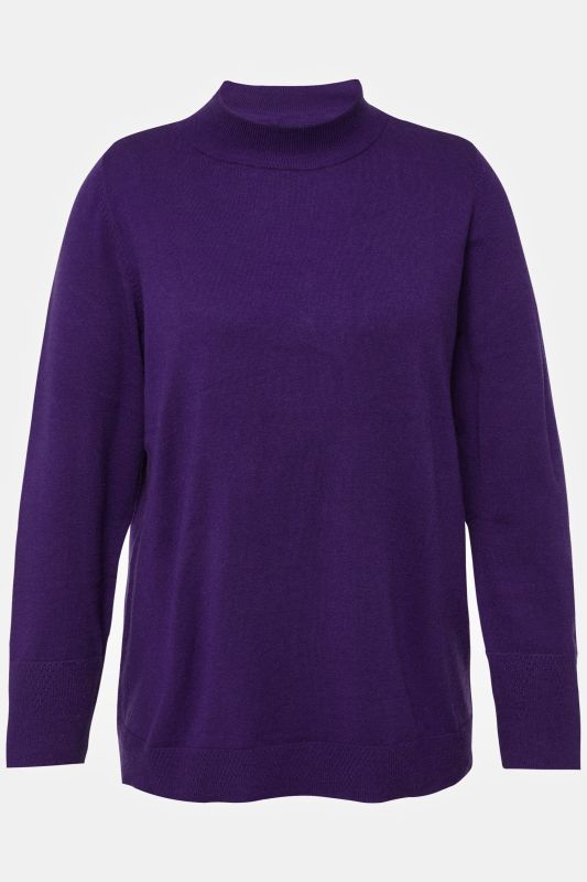 Long Sleeves Mock Turtleneck Sweater