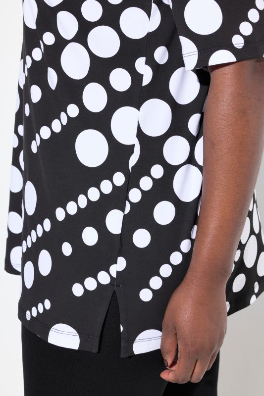 Polka Dot Short Sleeve Pima Cotton Tee