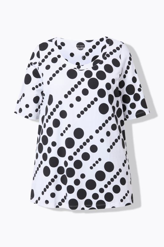 Polka Dot Short Sleeve Pima Cotton Tee