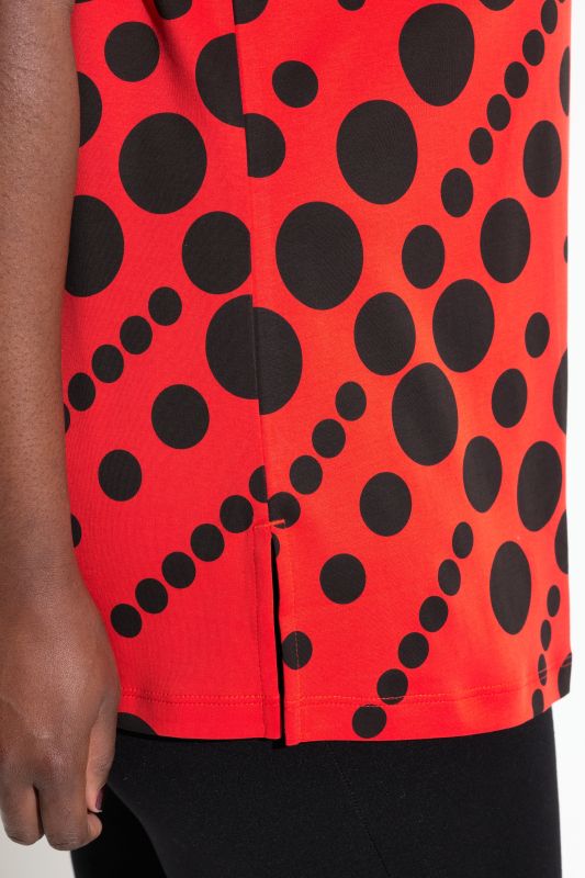 Polka Dot Short Sleeve Pima Cotton Tee