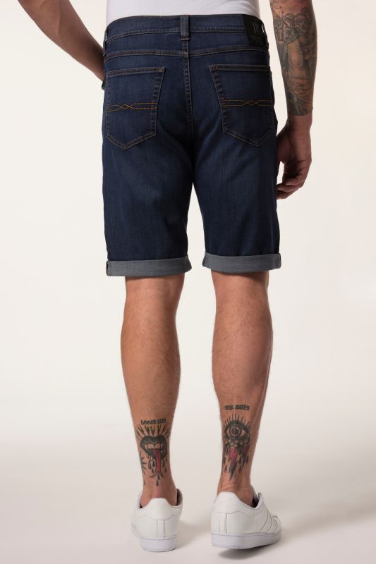 Colour denim Bermuda shorts FLEXNAMIC®