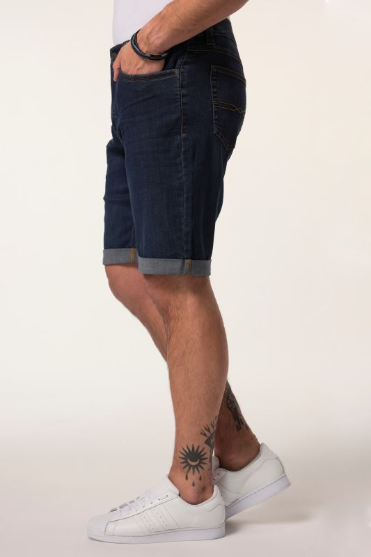 Colour denim Bermuda shorts FLEXNAMIC®