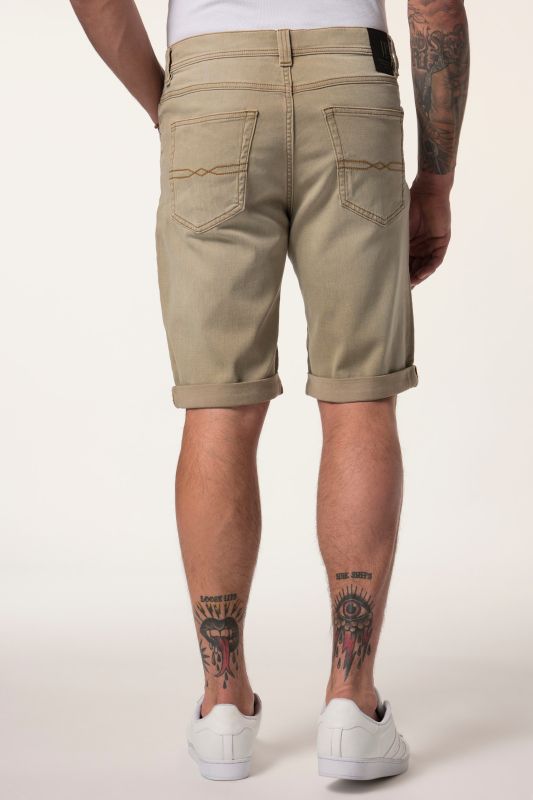 Colour denim Bermuda shorts FLEXNAMIC®