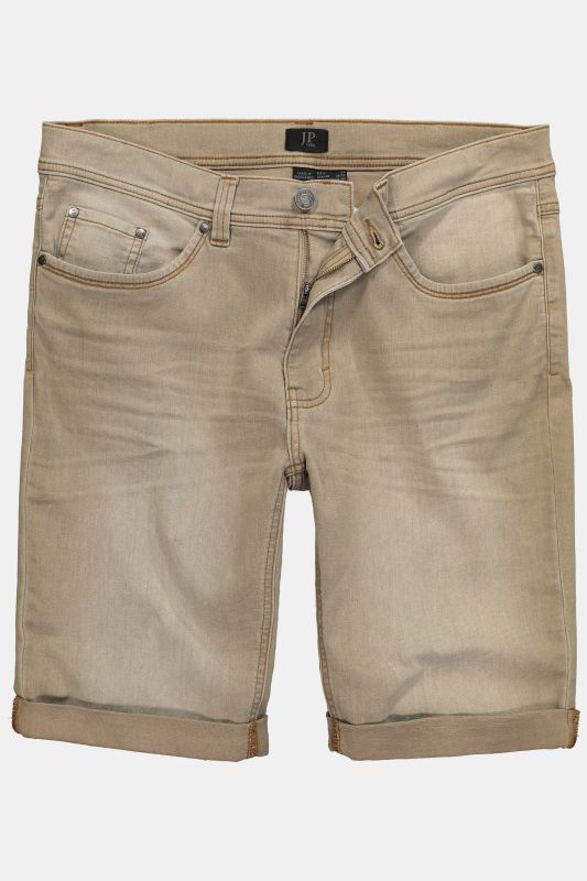 Colour denim Bermuda shorts FLEXNAMIC®