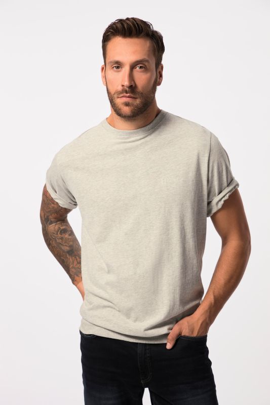 Stretch Hem Cotton Tee