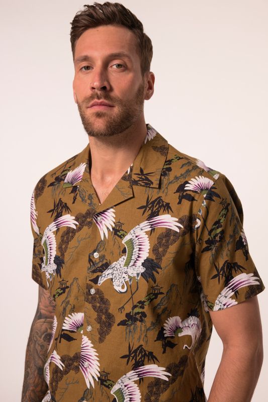 Linen blend shirt