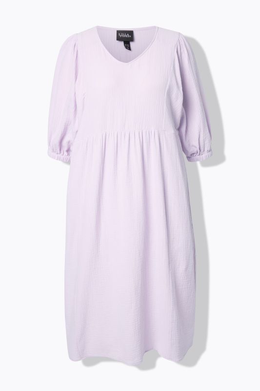 Tonal Leopard Print 3/4 Sleeve Midi Dress