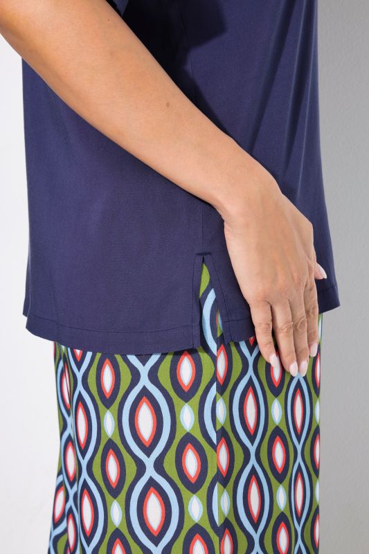 Cold Shoulder Collared Blouse