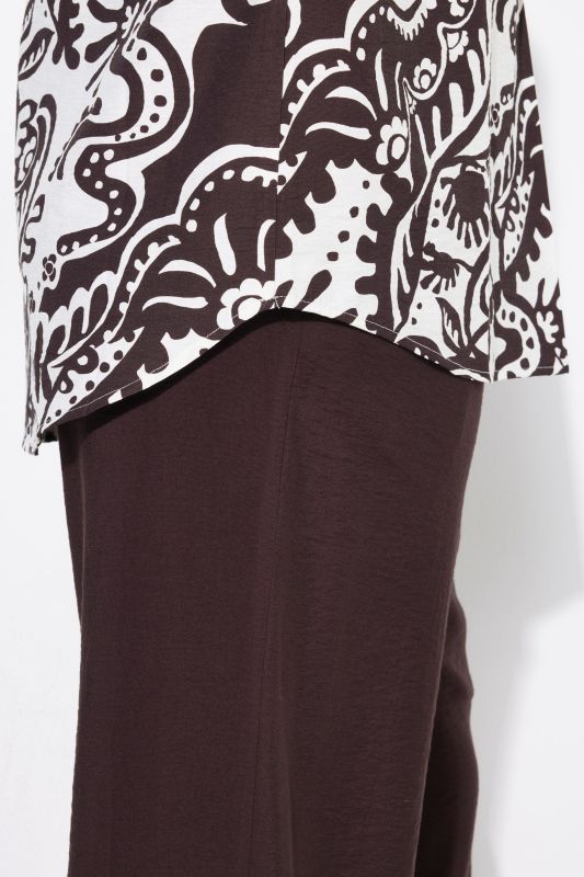 Paisley Short Sleeve V-Neck Blouse