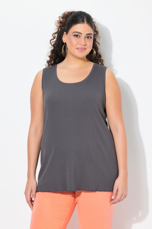 Ribbed Jersey Tank