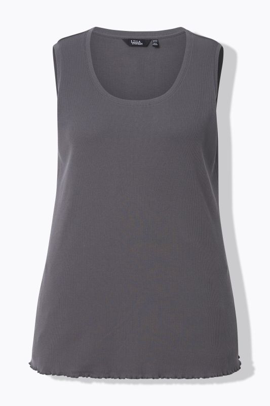 Ribbed Jersey Tank