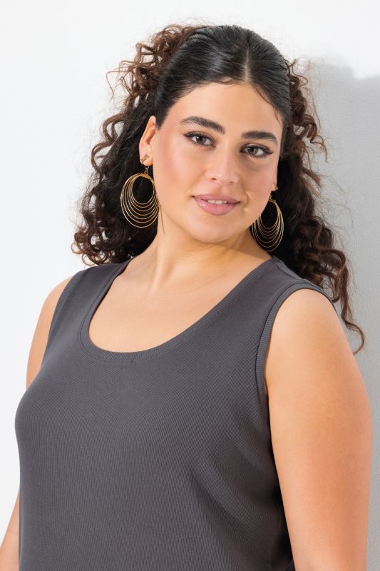 Ribbed Jersey Tank