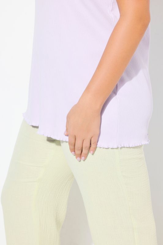 Ribbed Jersey Tank