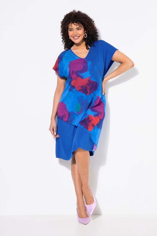Knit Print Layer Dress