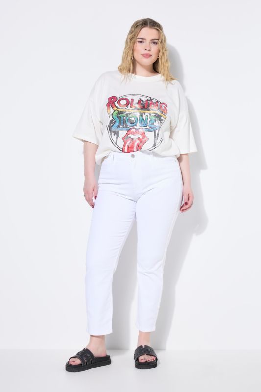 Twill Mom Jeans