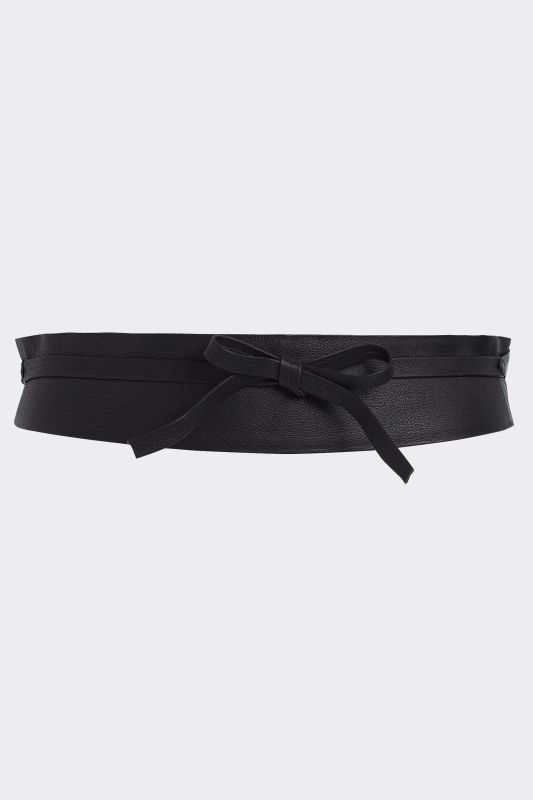 Soft Leather Tie Belt