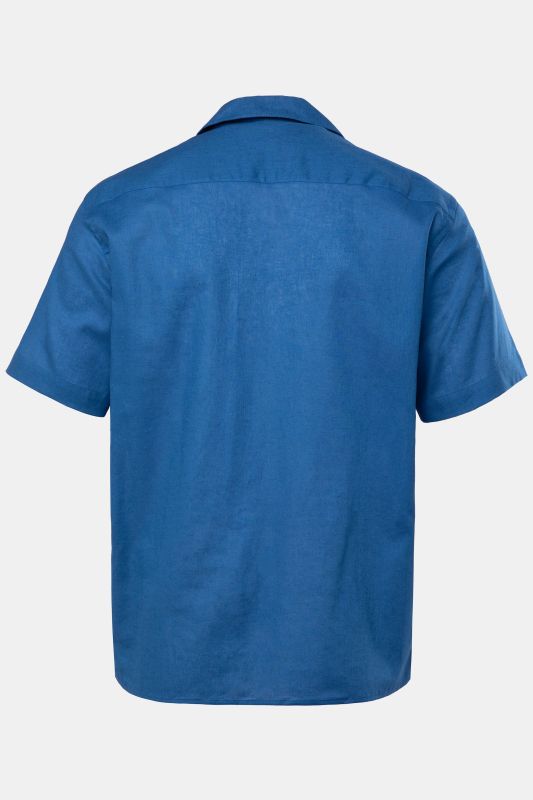 Short Sleeve Linen Blend Shirt