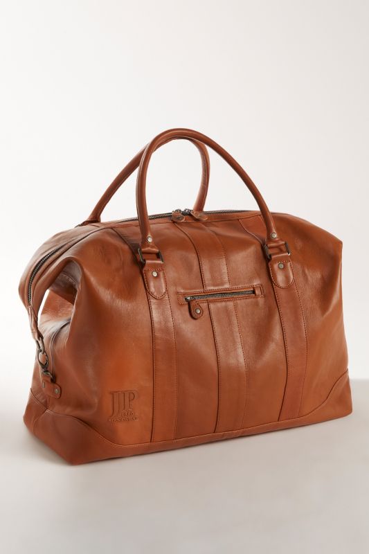Weekender, leather bag, lamb nappa leather, for travelling