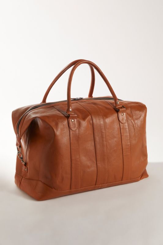 Weekender, leather bag, lamb nappa leather, for travelling