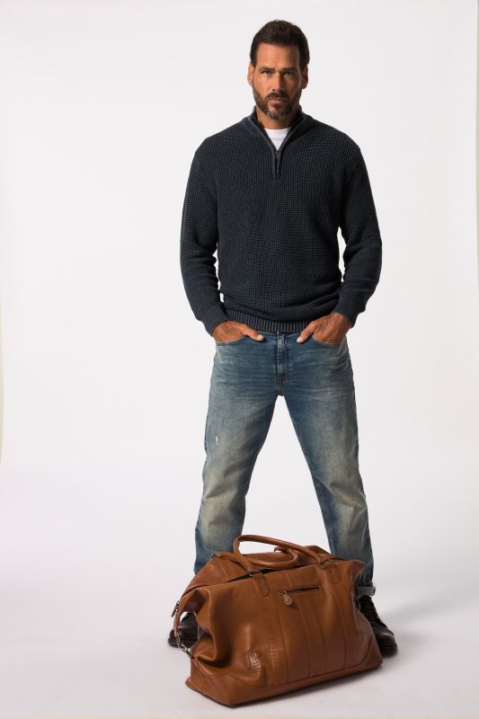 Weekender, leather bag, lamb nappa leather, for travelling