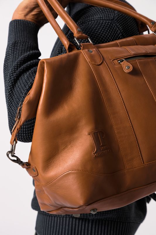 Weekender, leather bag, lamb nappa leather, for travelling