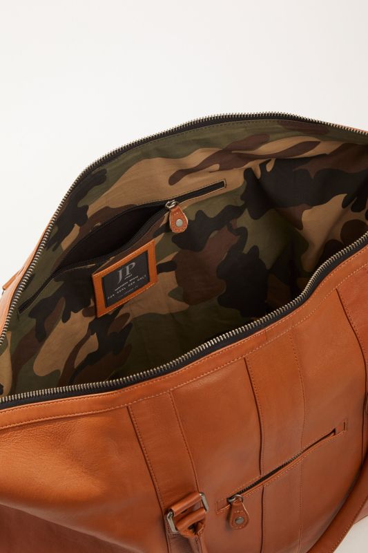 Weekender, leather bag, lamb nappa leather, for travelling