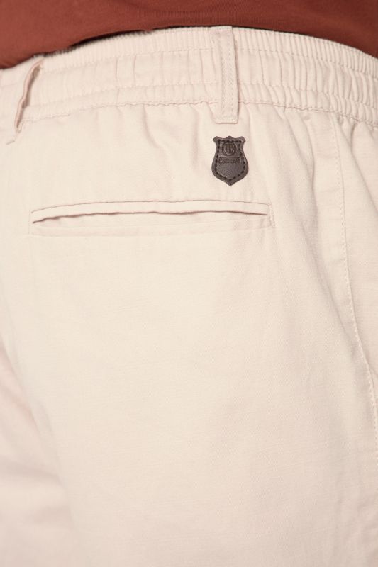 Linen-look Bermuda