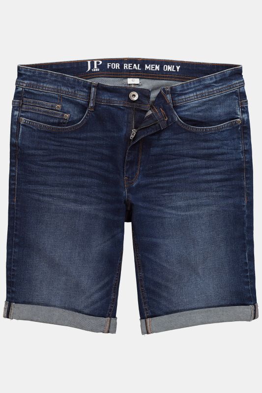 Jeans Bermuda turn-up, belly fit
