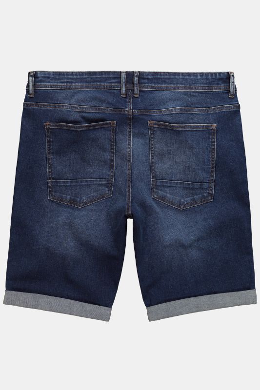 Jeans Bermuda turn-up, belly fit