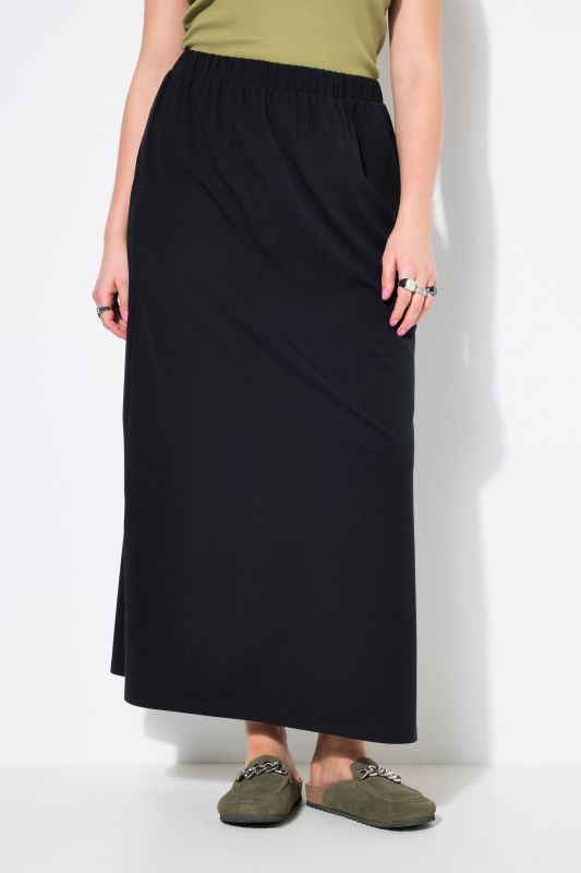 Jersey maxi skirt