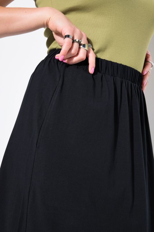Jersey maxi skirt