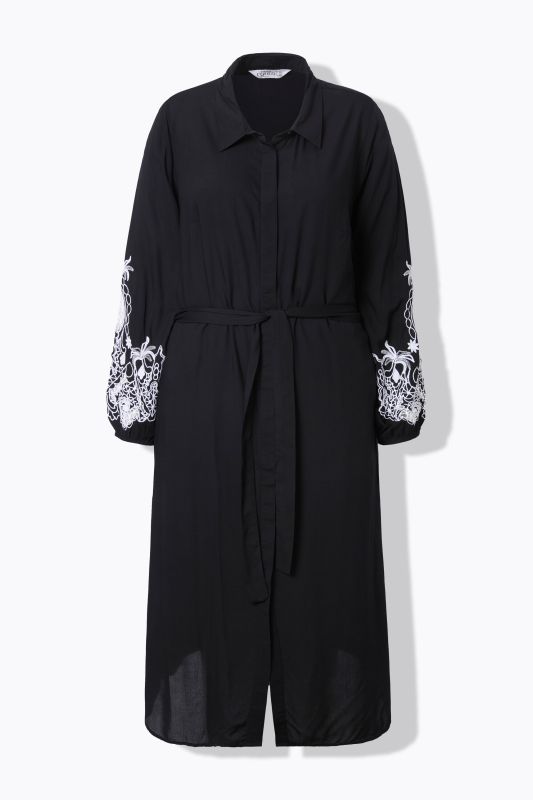 Shirt blouse midi dress