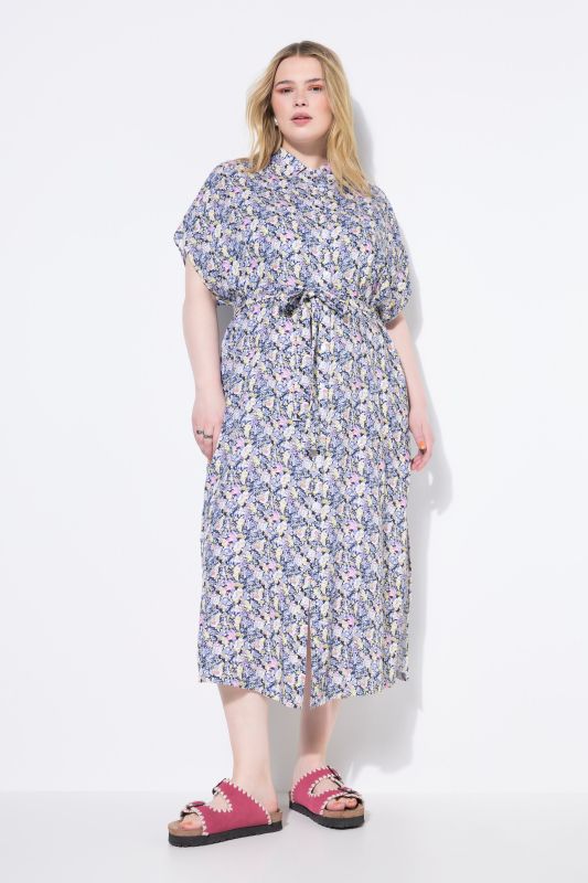 Maxi shirt dress