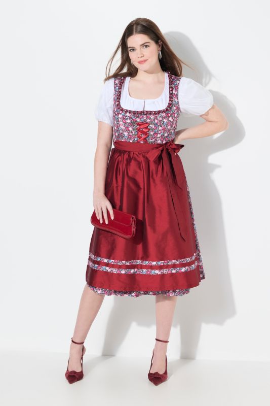 Рокля тип Dirndl с цветя