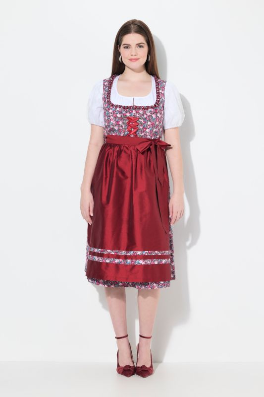 Рокля тип Dirndl с цветя