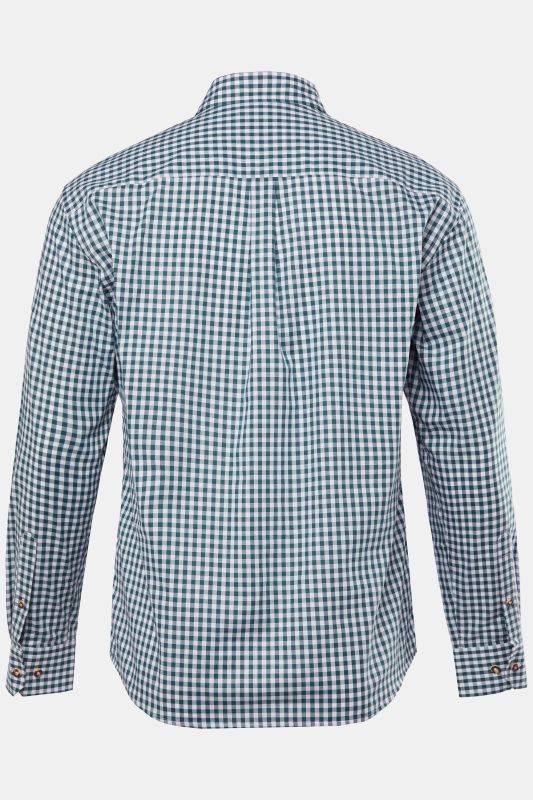 Long Sleeve Check Print Traditional Shirt
