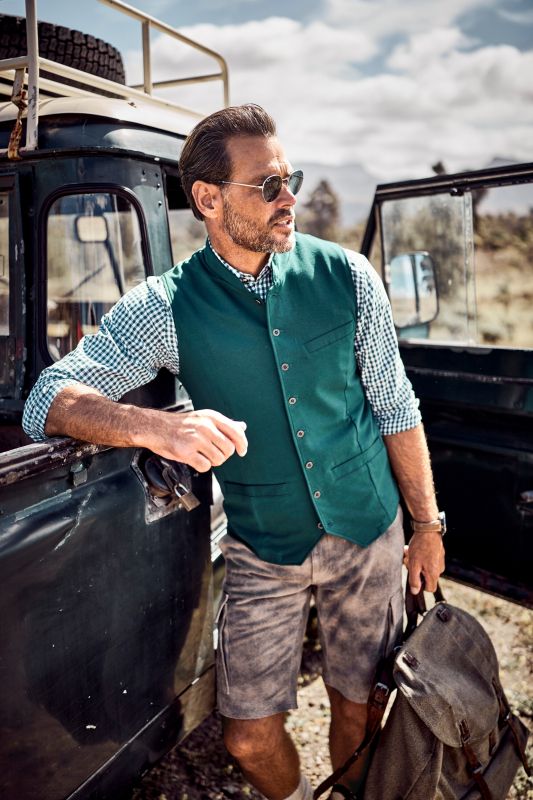 Long Sleeve Check Print Traditional Shirt